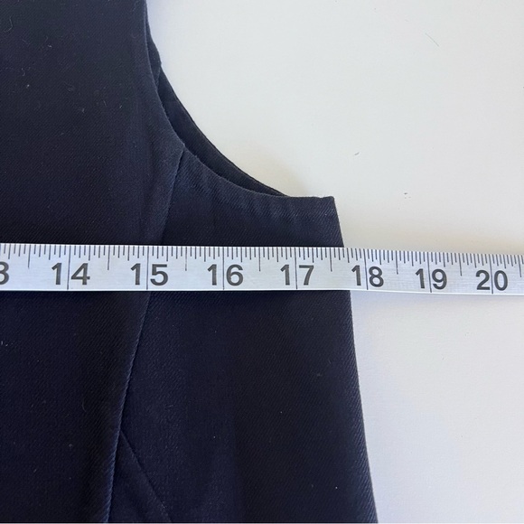 Jil Sander Women’s Tailored Knee Length Black Dress Vest - Picture 6 of 11